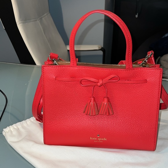 Red KATE Spade ♠️ bag - Picture 2 of 8
